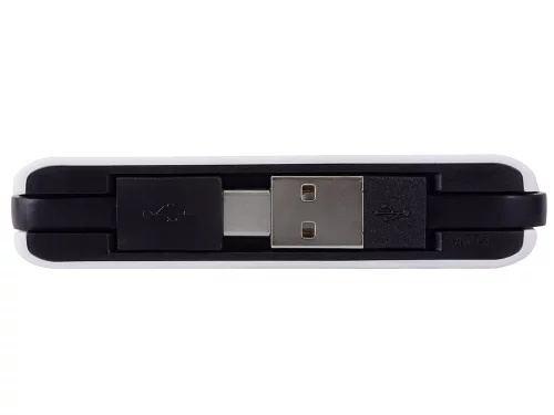 USB-хаб Hubix с коннектором 2-в-1 USB-C и USB-A, 2.0, белый фото 6