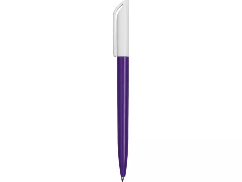 Ручка пластиковая шариковая Миллениум Color BRL, фиолетовый/белый фото 2