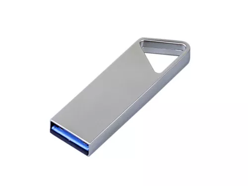 USB 2.0-флешка на 8 Гб с мини чипом, компактный дизайн, отверстие треугольной формы для цепочки фото 3