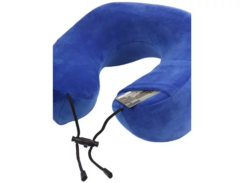 Подушка для путешествий с эффектом памяти Мемо Bluewinder Blue фото 5