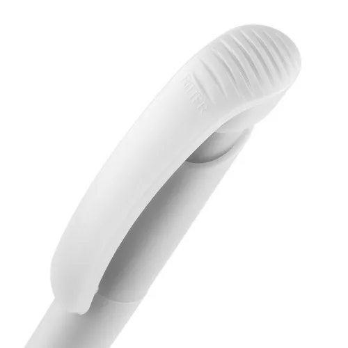 Ручка шариковая Clear Solid, белая фото 4
