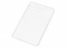 Бейдж Crystal Vert 84*135 мм (внут.размер  74*105 мм), прозрачный