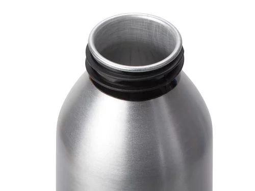Алюминиевая бутылка для воды с ручкой Plain Alu, 650 мл, серебристый фото 2