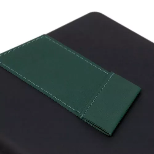 Ежедневник Bookmark, недатированный, черный с зеленым фото 5 Ежедневник Bookmark, недатированный, черный с зеленым фото 5