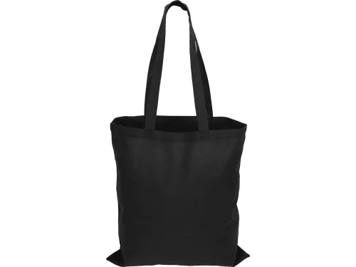 Сумка для шопинга Carryme 140 хлопковая, 140 г/м2, черный фото 3
