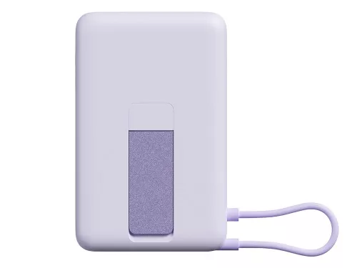 Внешний аккумулятор Xiaomi Magnetic Power Bank 10000 with Built-in Stand Purple фото 2 Внешний аккумулятор Xiaomi Magnetic Power Bank 10000 with Built-in Stand Purple фото 2