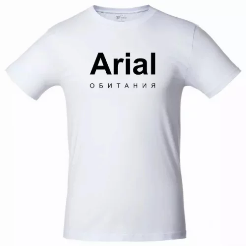 Футболка Arial обитания фото 3