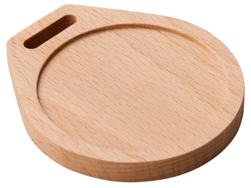 Медаль из бука Round, круг фото 3