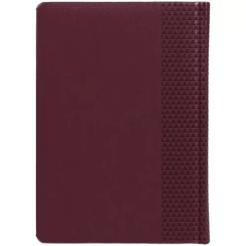 Ежедневник Prizma, недатированный, бордовый фото 3