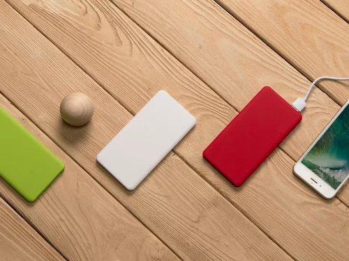Портативное зарядное устройство Reserve с USB Type-C, 5000 mAh, черный фото 10
