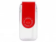 Бутылка для воды JUICY DRINK BOX, красный (тампопечать)