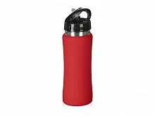 Бутылка для воды Bottle C1, сталь, soft touch, 600 мл, красный