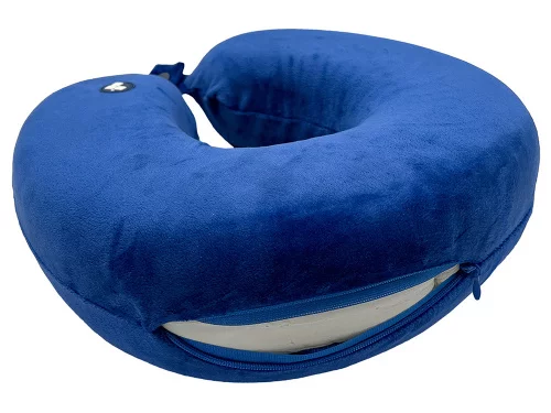Подушка для путешествий с эффектом памяти Мемо Drowsy Royal Blue фото 4