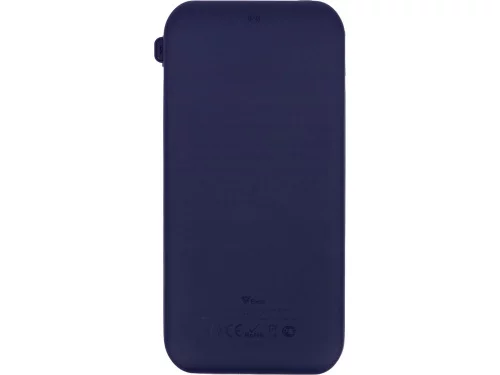 Внешний беспроводной аккумулятор с подсветкой лого Astro, 10000 mAh, темно-синий (Р) фото 6