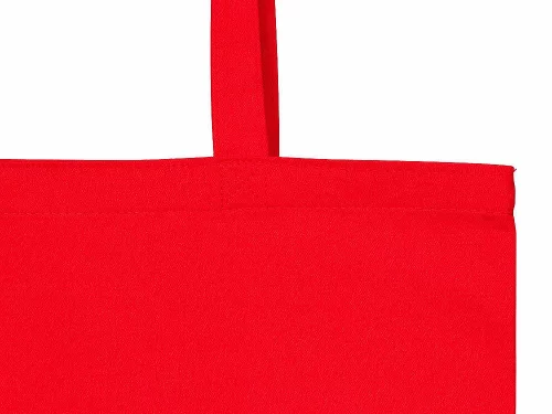 Сумка Твил из хлопка, 210 г/м2, красный фото 3 Сумка Твил из хлопка, 210 г/м2, красный фото 3