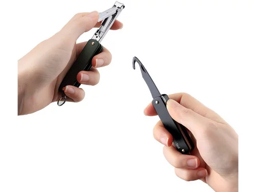 Мультитул-книпсер Nextool Multi Functional Nail Clipper, черный, 6 функций фото 2