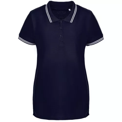 Рубашка поло женская Virma Stripes Lady, темно-синяя