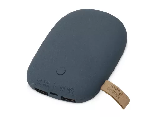 Внешний аккумулятор в форме камня Stone, 7800 mAh, темно-серый Внешний аккумулятор в форме камня Stone, 7800 mAh, темно-серый