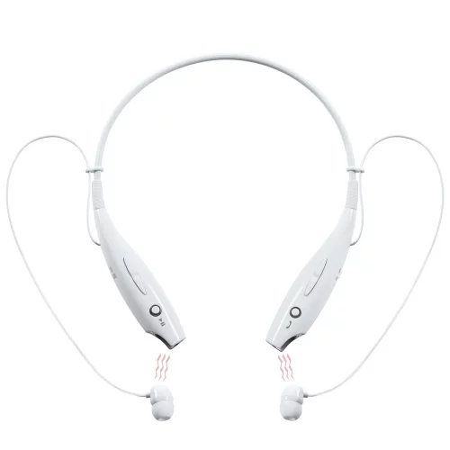 Bluetooth наушники stereoBand, ver.2, белые фото 2