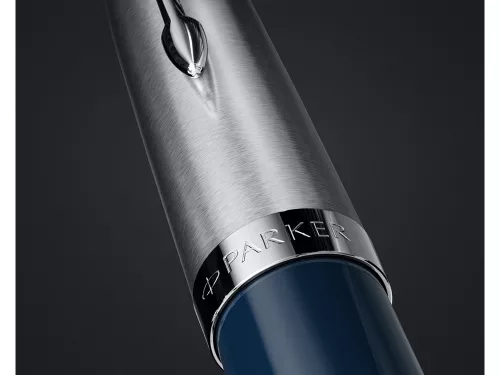 Шариковая ручка Parker 51 CORE MIDNIGHT BLUE CT, стержень: M, цвет чернил: black, в подарочной упаковке. фото 5