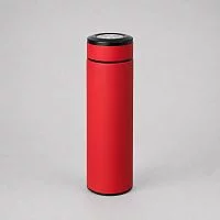 Вакуумный термос Vacuum Flask C1, soft touch, 420мл, красный