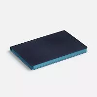 Ежедневник Doppio, недатированный, синий с голубым