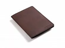 Обложка для паспорта Нит, коричневый 660084