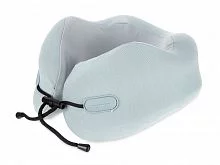Подушка для путешествий с эффектом памяти Memo Pillow PRO M/L English Blue