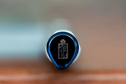 Ручка шариковая PF One, серебристая с синим фото 5