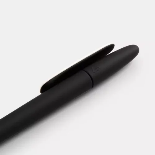 Ручка шариковая Prodir DS5 TRR-P Soft Touch, черная с белым фото 5