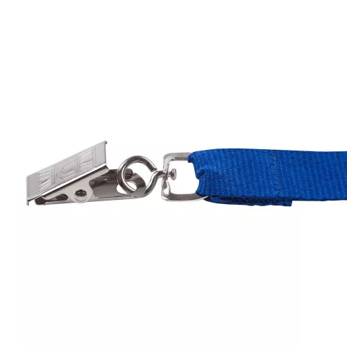 Лента для бейджа Neckband, синяя фото 3
