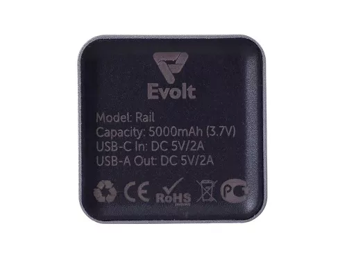 Внешний аккумулятор Rail, 5000 mAh, темно-серый фото 6 Внешний аккумулятор Rail, 5000 mAh, темно-серый фото 6