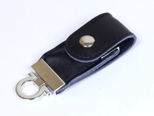 USB-флешка на 32 Гб в виде брелка, черный фото 2