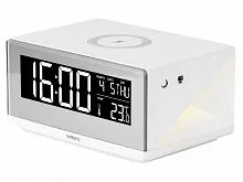 Часы с беспроводным зарядным устройством Rombica Timebox 2, белый (Р)
