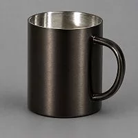 Стальная кружка с двойными стенками Altai, gun metal