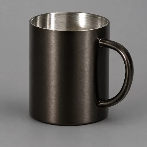 Стальная кружка с двойными стенками Altai, gun metal