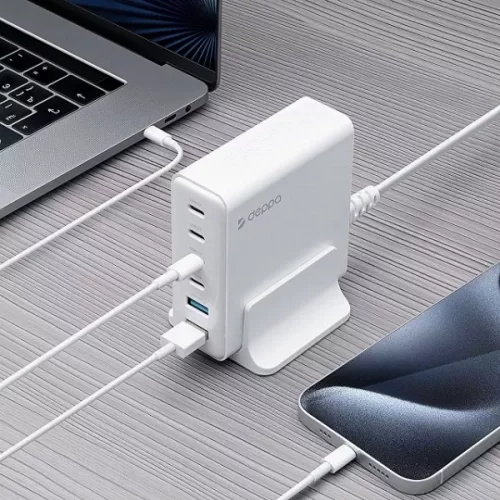 Зарядная станция 4xUSB Type-C, 2xUSB, PD, QC, 160Вт фото 6