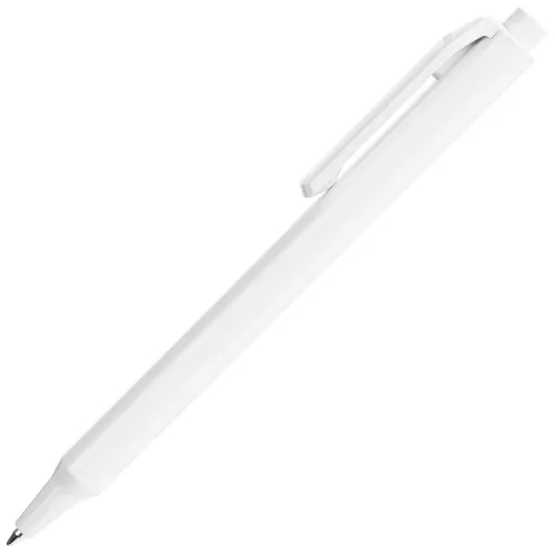 Ручка шариковая Pigra P04 Polished, белая фото 3 Ручка шариковая Pigra P04 Polished, белая фото 3