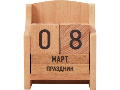 Вечный календарь из бука фото 9
