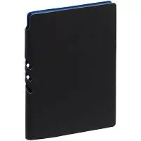 Ежедневник Flexpen Black, недатированный, черный с синим