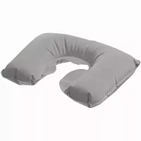 Надувная подушка под шею в чехле Sleep, серая