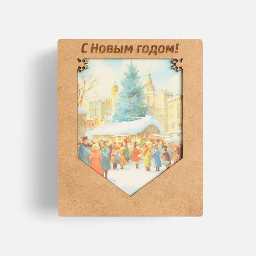 Деревянные флажки «Праздничные мотивы» фото 2