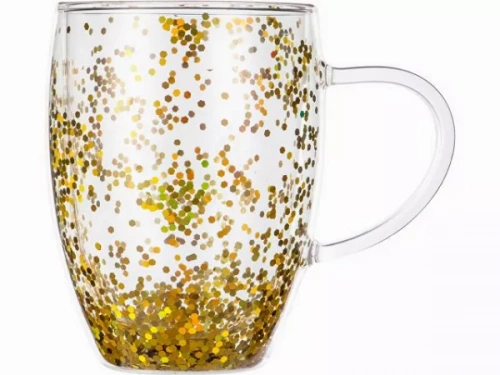 Кружка с двойными стенками с блестками «Festival» фото 5