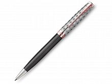 Шариковая ручка Parker Sonnet Premium Metal & Grey Lacquer PGT, стержень: M, цвет чернил: black , в подарочной упаковке