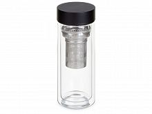 Стеклянная термобутылка Glassir, 500мл, черный