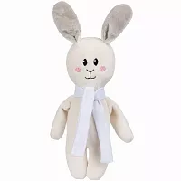 Мягкая игрушка Beastie Toys, заяц с белым шарфом
