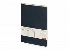 Ежедневник А5 недатированный Megapolis Velvet Flex, темно-синий Navy