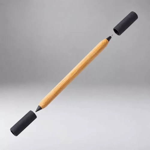 Вечный карандаш и ручка из бамбука «Black bamboo» фото 7