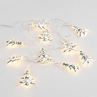 Светодиодная гирлянда Silver Lights, серебристая