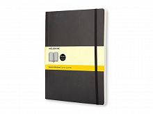 Записная книжка Moleskine Classic Soft (в клетку), ХLarge (19х25 см), черный